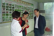 省农委科教处领导莅临我院考察指导工作